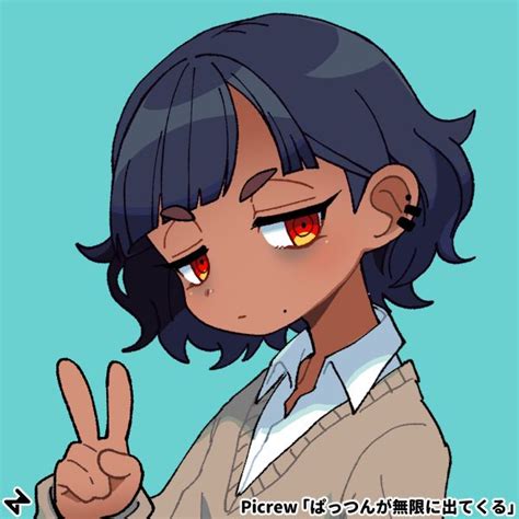 ぱっつんが無限に出てくる｜picrew In 2021 Black Anime Characters Anime Character