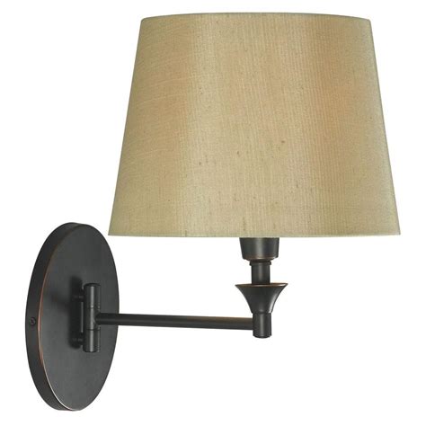 Kenroy Home Martin 17 In Oil Rubbed Bronze Wall Swing Arm Lamp