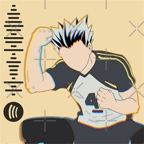 Kotaro Bokuto Spotify Playlist Sticker Haikyuu Hq In 2021 Anime