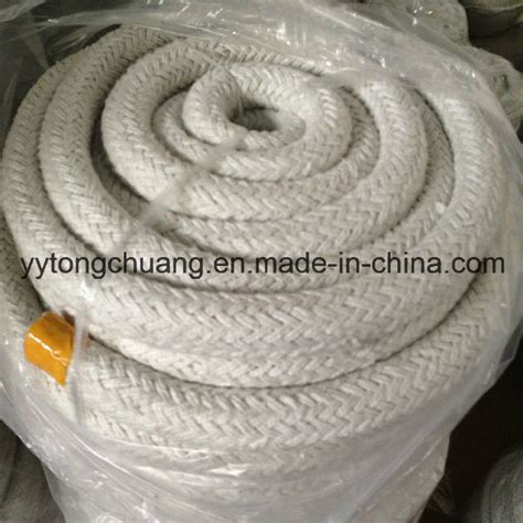 High Temp Heat Resistance Ceramic Fiber Braided Round Sealing Rope