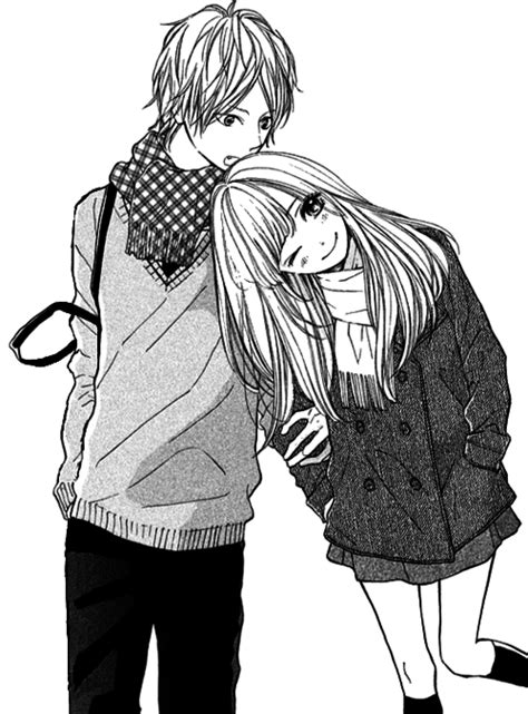 Anime Black And White And Love Image Manga Romance Manga Couples