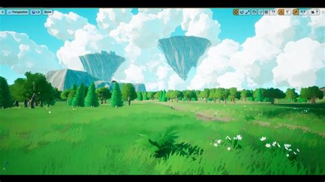 Unreal Engine 4 Studio Ghibli Style New Test Youtube