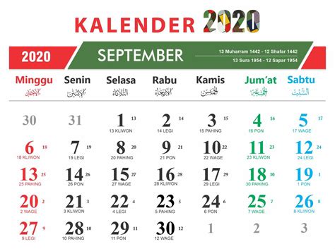 Terbaru 48 Kalender Jawa 2020 Bulan Ini
