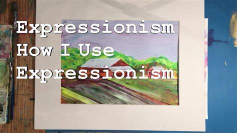How To Paint Expressionism Youtube