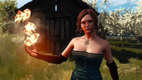 The Witcher 3 4k Triss Dress At The Witcher 3 Nexus Mods And Community
