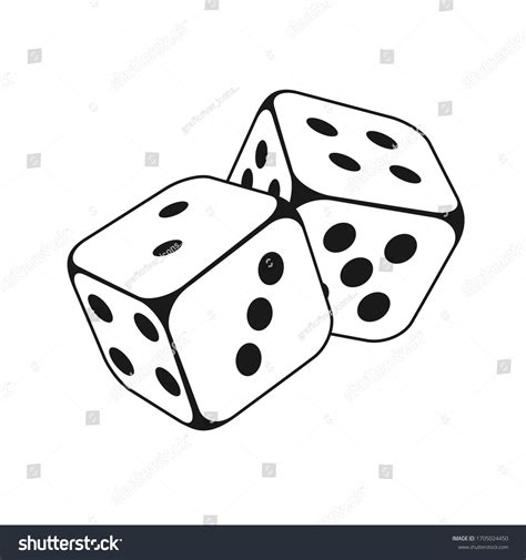 11993 Dice Outline Images Stock Photos And Vectors Shutterstock