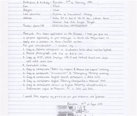 Cara membuat surat lamaran kerja memang terlihat gampang. Contoh Surat Lamaran Untuk Melamar Kerja Di Pabrik ...