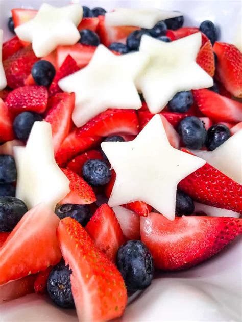 Patriotic Red White And Blue Fruit Salad Three Olives Branch