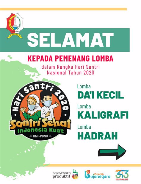 Selamat Kepada Pemenang Lomba HSN 2020 - Wisata Bojonegoro