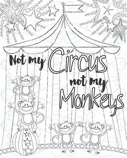 Coloring Inspirational Pages Adult Printable Monkeys Colouring