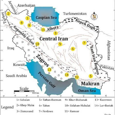 Geologic Zonation Of Iran And Geothermal Prospects Existing Within This