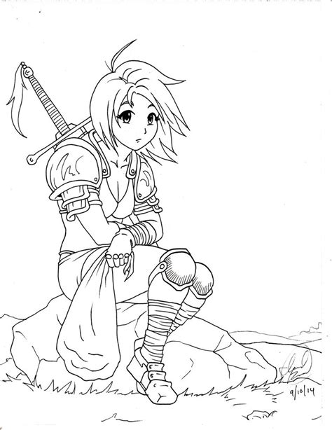 Anime Warrior Drawing At Getdrawings Free Download