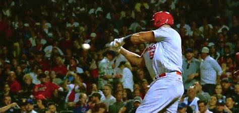 Cardinals Albert Pujols Home Run No 693 Swing Was A Thing Of Beauty