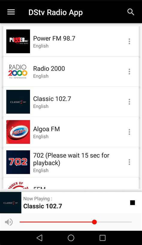 Only african users with a cell phone number from one of the supported countries. DStv Now Radio App for Android - APK Download