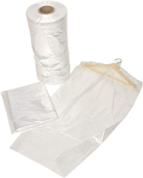 Bag It Plastics Garment Clothes Covers 24 X 38 609mm X 965mm Pack