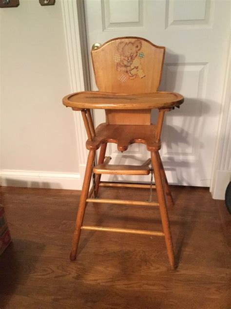 Vintage wooden highchair seat chair furniture. Vintage Antique High Chair for Sale in Indianapolis, IN ...