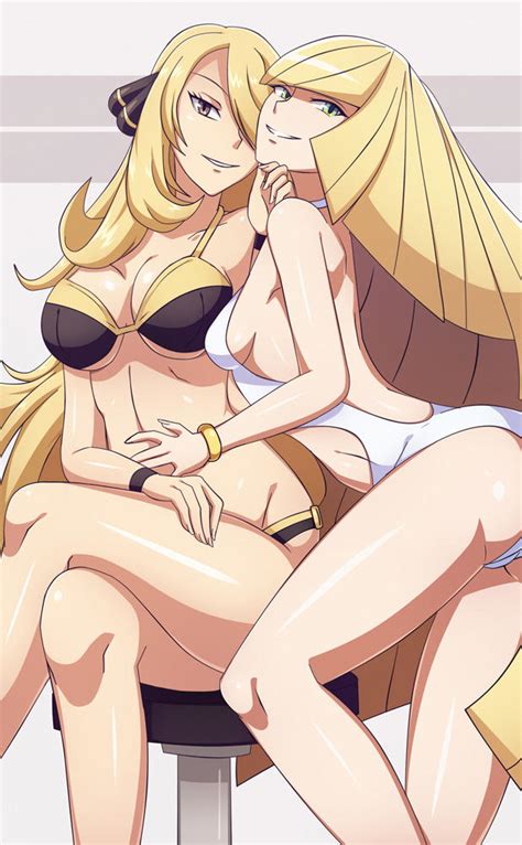 Cynthia And Lusamine Pok Mon Sun And Moon Know Your Meme