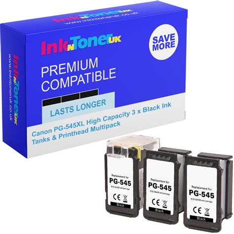 Print up to 180 a4 pages. Original Canon PG-545 Black Ink Cartridge (8287B001 ...