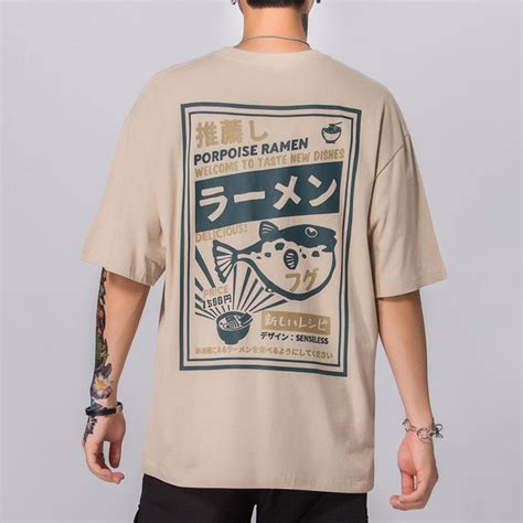 Fashion Printed T Shirts For Men And Women Japanese Style Oversized T