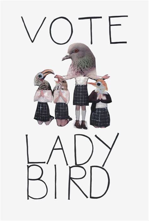 Lady Bird Poster Graphic Poster Bird Poster Movie Poster Wall