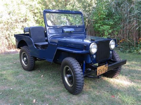 1949 Willys Cj3a Jeep Totally Restored For Sale