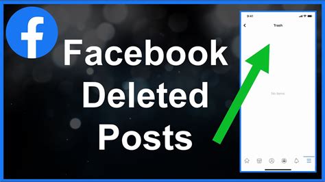 How To Find Facebook Deleted Post Youtube