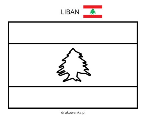 Lebanon Flag Coloring Book To Print And Online