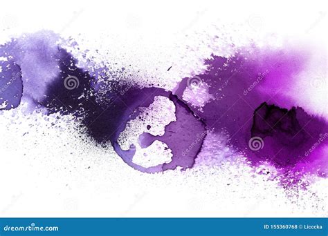 Original Background Multicolored Watercolor Splash And Drips Stock