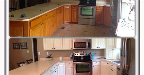 Finishing cabinets with general finishes milk paint in snow white and antique white. General Finishes Milk Paint Kitchen Makeover! Antique ...
