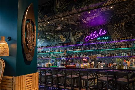 Take A Look Around This Colorful New Tiki Bar In Downtown Miami Tiki