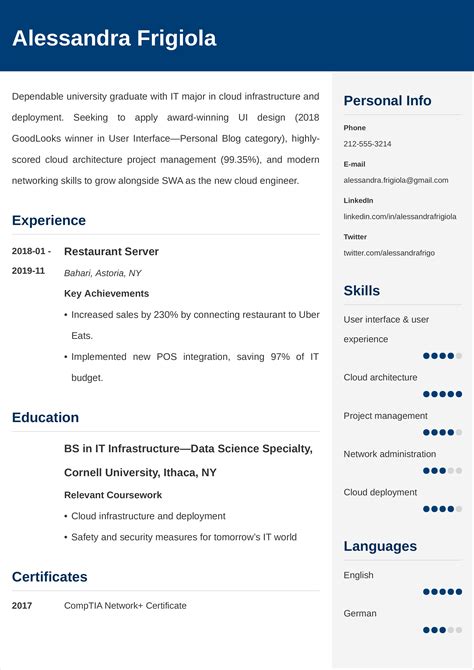 Entry Level Resume Examples Templates And Tips For 2024