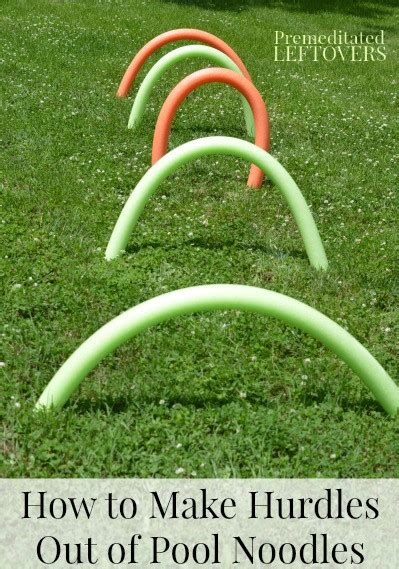 Follow the steps below to teach him or her this great obstacle trick. How to Make a Pool Noodle Obstacle Course for Kids
