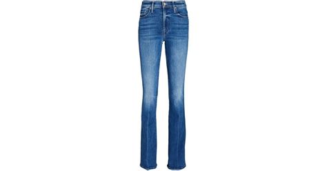 Mother The Double Insider Heel Bootcut Jeans In Blue Lyst
