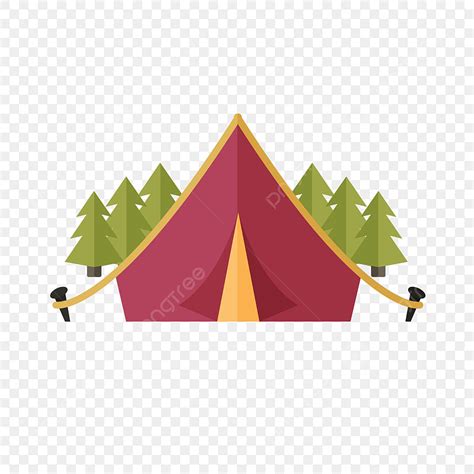 Color Cálido Verano Campamento Camping Camping PNG dibujos Imágenes
