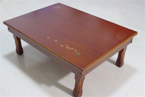 Korean Folding Table Antique Furniture Living Room Low Wood Coffee
