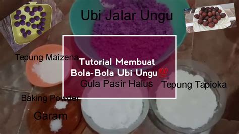 10 kreasi resep camilan enak dan simpel hanya dengan 3 bahan. Resep bola bola ubi ungu, cemilan enak dan sehat || Bahan ...