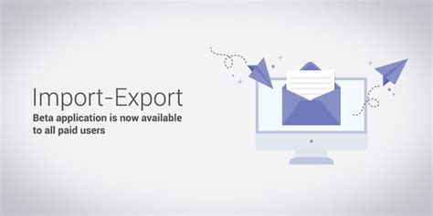 The navigation menu for exporters/importers guide. The ProtonMail Import-Export app available to paid users - ProtonMail Blog