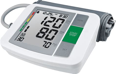Digital Blood Pressure Monitor White Png Png Mart