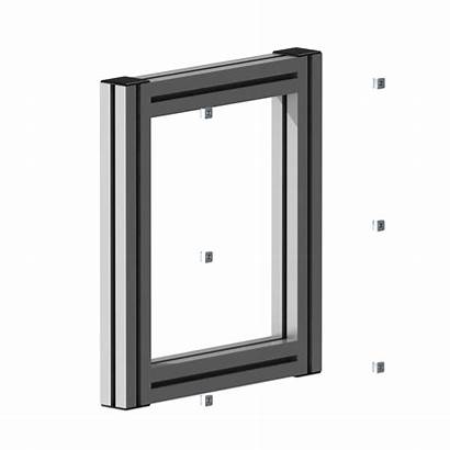 Aluminum Framing Bolt Extrusions Panels Panel Attachment