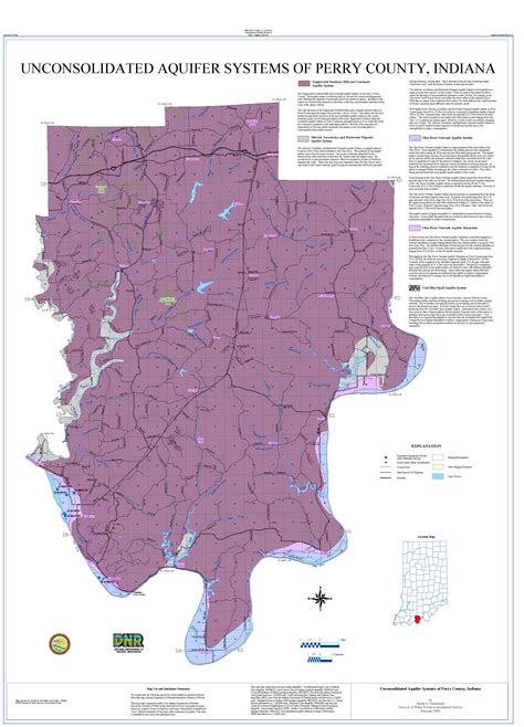 DNR Water Aquifer Systems Maps 23 A And 23 B Unconsolidated And