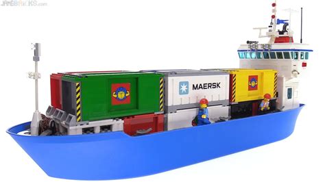 Custom Lego Container Cargo Ship Moc 🚢 Youtube
