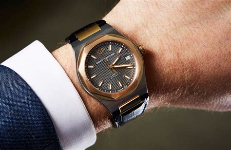Girard Perregaux Laureato In Titanium And Pink Gold Hands On Review