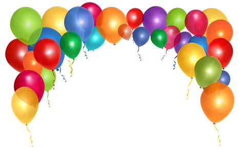 Vector Birthday Party Balloon Transparent Png Png Mart