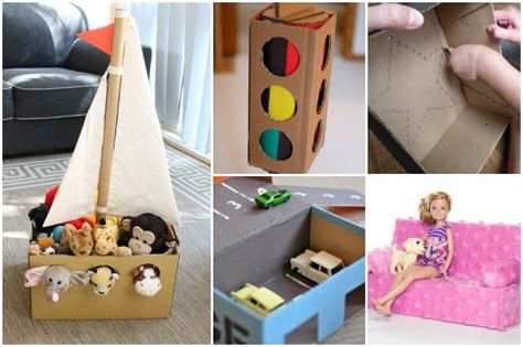 16 Diy Toys You Can Make With An Empty Box Today Toys Diy Toys Diy