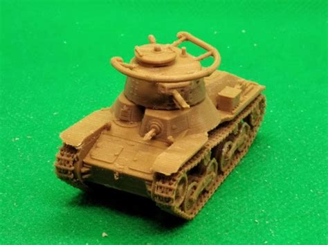 172 Scale Japanese Type 4 Ke Nu Light Command Tank World War Etsy