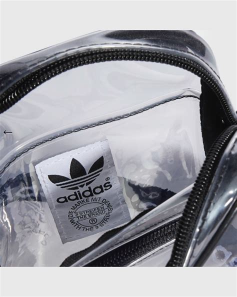 Shop Adidas Adidas Originals Clear Festival Crossbody Bag Cl5277 Black