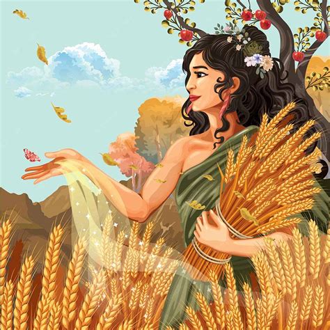 Demetra zeița grâului și a agriculturii