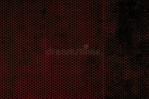 Black And Red Metallic Mesh Background Texture Stock Illustration