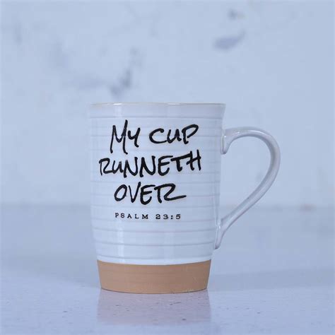 Cup Runneth Over Mug Cracker Barrel