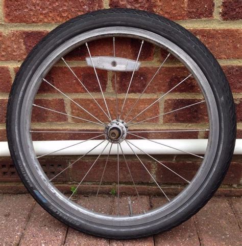 20 Inch Rear And Front Aluminium Alloy Bike Wheels With Tyres In
